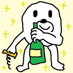 ヒモックマ 9匹目 Lineスタンプ セブ山