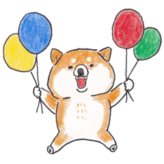 手書きイラスト柴犬 いぬのきもち Lineスタンプ ねこのきもち いぬのきもち