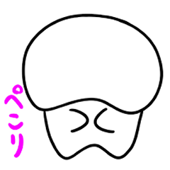 動く 歯のマンガ2 Lineスタンプ カトちゃんの花嫁